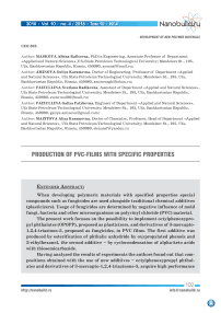 Production of PVC-films with specific properties