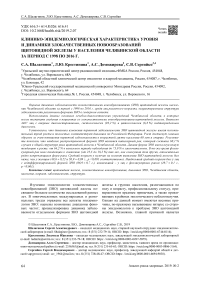 Клинико-эпидемиологическая характеристика уровня и динамики злокачественных новообразований щитовидной железы у населения Челябинской области за период с 1998 по 2016 г