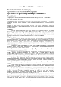 Система лизинговых операций, применяемых в Российской Федерации при постройке судов для рыбной промышленности