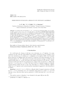 Derivations on Banach *-ideals in von Neumann algebras