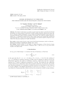Hankel determinant of third kind for certain subclass of multivalent analytic functions