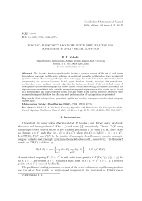 Nonlinear viscosity algorithm with perturbation for non-expansive multi-valued mappings