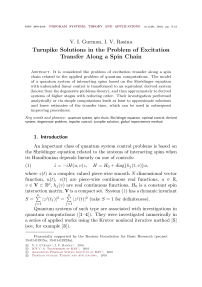 Turnpike solutions in the problem of excitation transfer along a spin chain