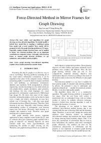 Force-Directed Method in Mirror Frames for Graph Drawing