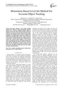 Momentum Based Level Set Method For Accurate Object Tracking