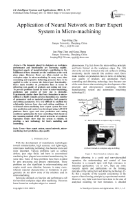 Application of Neural Network on Burr Expert System in Micro-machining