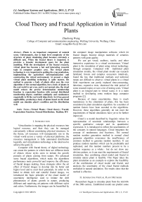 Cloud Theory and Fractal Application in Virtual Plants
