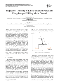 Trajectory Tracking of Linear Inverted Pendulum Using Integral Sliding Mode Control