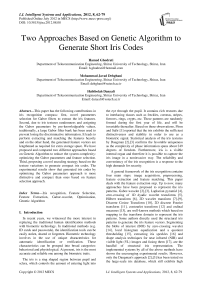 Two Approaches Based on Genetic Algorithm to Generate Short Iris Codes