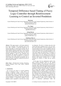 Temporal Difference based Tuning of Fuzzy Logic Controller through Reinforcement Learning to Control an Inverted Pendulum