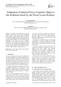 Adaptation of Induced Fuzzy Cognitive Maps to the Problems Faced by the Power Loom Workers