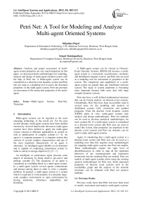 Petri Net: A Tool for Modeling and Analyze Multi-agent Oriented Systems