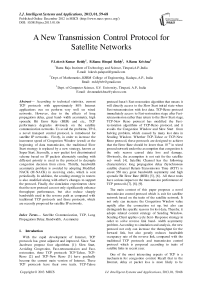 A New Transmission Control Protocol for Satellite Networks