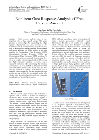 Nonlinear Gust Response Analysis of Free Flexible Aircraft