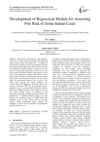 Development of Regression Models for Assessing Fire Risk of Some Indian Coals