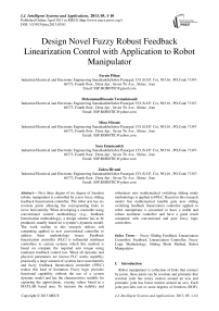 Design Novel Fuzzy Robust Feedback Linearization Control with Application to Robot Manipulator