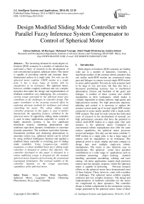 Design Modified Sliding Mode Controller with Parallel Fuzzy Inference System Compensator to Control of Spherical Motor