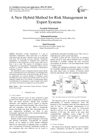 A New Hybrid Method for Risk Management in Expert Systems