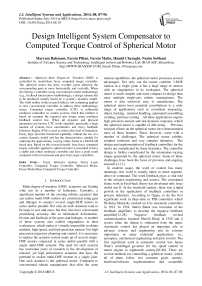 Design Intelligent System Compensator to Computed Torque Control of Spherical Motor