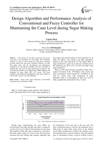 Design Algorithm and Performance Analysis of Conventional and Fuzzy Controller for Maintaining the Cane Level during Sugar Making Process