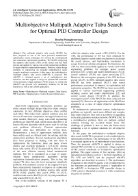 Multiobjective Multipath Adaptive Tabu Search for Optimal PID Controller Design