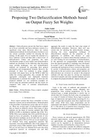 Proposing Two Defuzzification Methods based on Output Fuzzy Set Weights