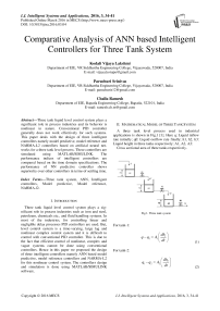 Comparative Analysis of ANN based Intelligent Controllers for Three Tank System