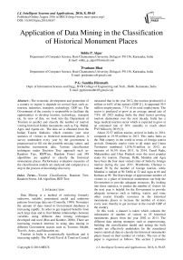 Application of Data Mining in the Classification of Historical Monument Places