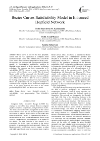 Bezier Curves Satisfiability Model in Enhanced Hopfield Network