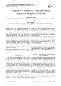 A Review of Methods of Instance-based Automatic Image Annotation