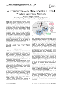 A Dynamic Topology Management in a Hybrid Wireless Superstore Network