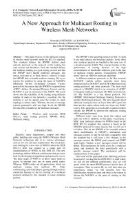 A New Approach for Multicast Routing in Wireless Mesh Networks