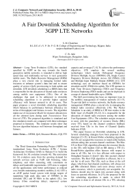 A Fair Downlink Scheduling Algorithm for 3GPP LTE Networks