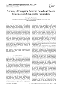An Image Encryption Scheme Based on Chaotic Systems with Changeable Parameters