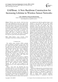 GAFBone: A New Backbone Construction for Increasing Lifetime in Wireless Sensor Networks