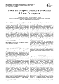 Scrum and Temporal Distance-Based Global Software Development