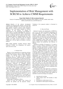 Implementation of Risk Management with SCRUM to Achieve CMMI Requirements