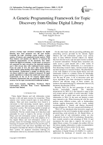 A Genetic Programming Framework for Topic Discovery from Online Digital Library
