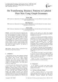 On Transforming Business Patterns to Labeled Petri Nets Using Graph Grammars