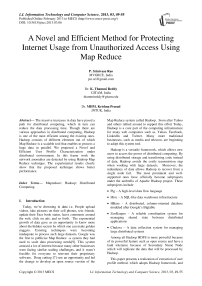 A Novel and Efficient Method for Protecting Internet Usage from Unauthorized Access Using Map Reduce