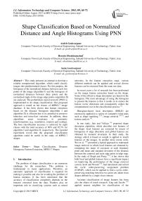 Shape Classification Based on Normalized Distance and Angle Histograms Using PNN