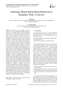 Ontology Based Information Retrieval in Semantic Web: A Survey