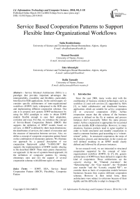 Service Based Cooperation Patterns to Support Flexible Inter-Organizational Workflows