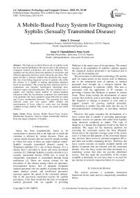 A Mobile-Based Fuzzy System for Diagnosing Syphilis (Sexually Transmitted Disease)