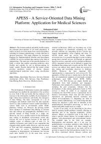 APESS - A Service-Oriented Data Mining Platform: Application for Medical Sciences
