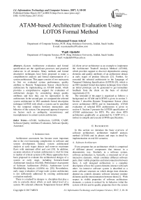 ATAM-based Architecture Evaluation Using LOTOS Formal Method