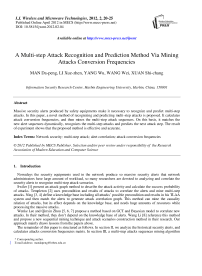 A Multi-step Attack Recognition and Prediction Method Via Mining Attacks Conversion Frequencies