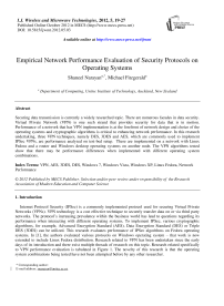 Empirical Network Performance Evaluation of Security Protocols on Operating Systems