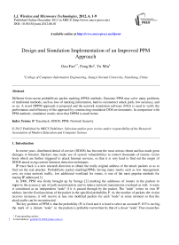 Design and Simulation Implementation of an Improved PPM Approach