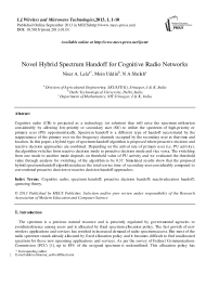Novel Hybrid Spectrum Handoff for Cognitive Radio Networks